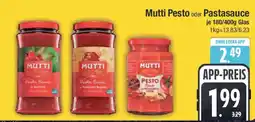 E-Center Mutti Pesto oder Pastasauce Angebot