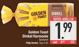E-Center Golden Toast Dinkel Harmonie Angebot