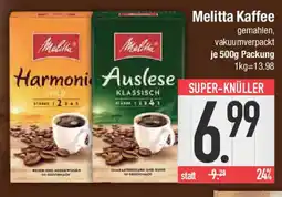 E-Center Melitta Kaffee Angebot