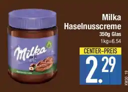 E-Center Milka Haselnusscreme Angebot
