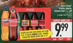 E-Center Coca-Cola, Fanta, Sprite, mezzo mix oder Lift Angebot