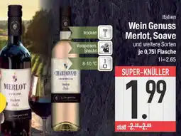 E-Center Italien Wein Genuss Merlot, Soave Angebot
