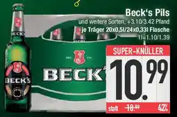 E-Center Beck's Pils Angebot