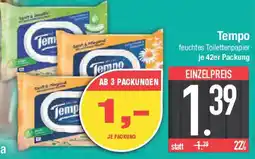 E-Center Tempo feuchtes Toilettenpapier Angebot