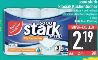 E-Center GUT&GUNSTIG sooo stark klassik Küchentücher Angebot