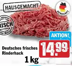 Hit Deutsches frisches Rinderhack Angebot