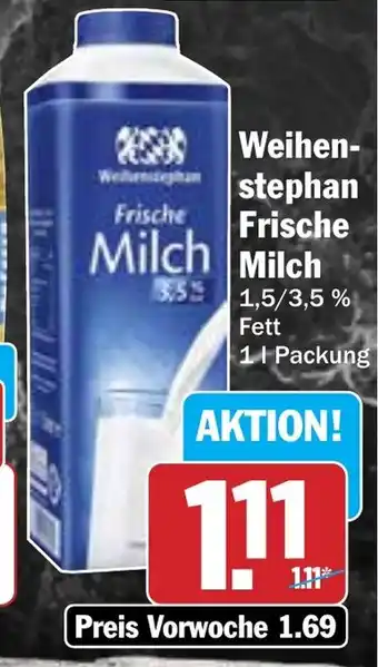 Hit Weihen- stephan Frische Milch Milch Angebot