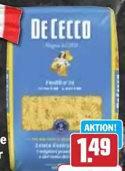 Hit De Cecco Italienische Pasta oder Pasta- spezialitäten Angebot