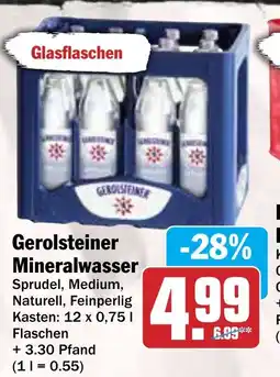 Hit Gerolsteiner Mineralwasser Angebot