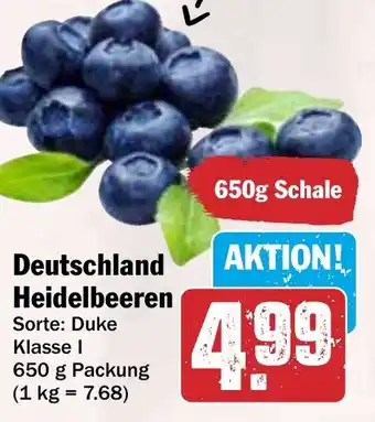 Hit Deutschland Heidelbeeren Angebot