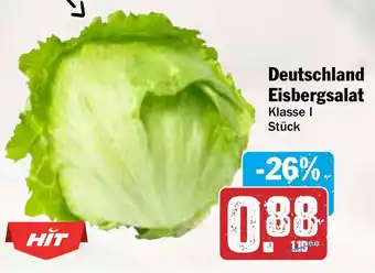 Hit Deutschland Eisbergsalat Angebot