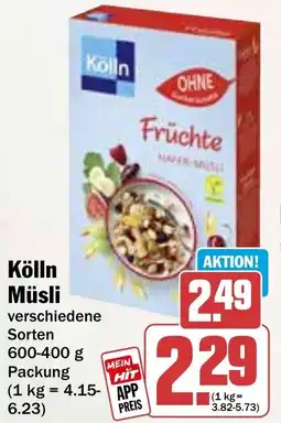 Hit Kölln Müsli Angebot
