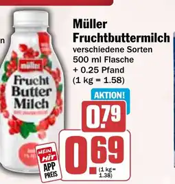 Hit müller Fruchtbuttermilch Angebot