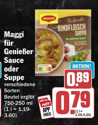 Hit Maggi für Genießer Sauce oder Suppe Angebot