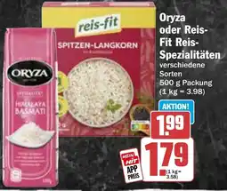 Hit Oryza oder Reis- Fit Reis- Spezialitäten Angebot
