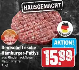 Hit Deutsche frische Hamburger-Pattys Angebot