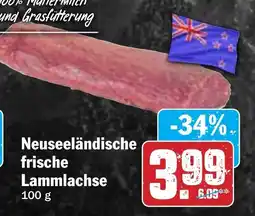 Hit Neuseeländische frische Lammlachse Angebot