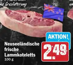 Hit Neuseeländische frische Lammkoteletts Angebot