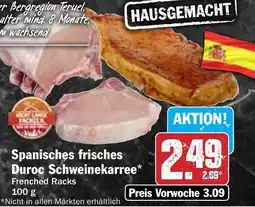 Hit Spanisches frisches Duroc Schweinekarree Angebot