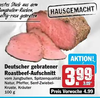 Hit Deutscher gebratener Roastbeef-Aufschnitt Angebot