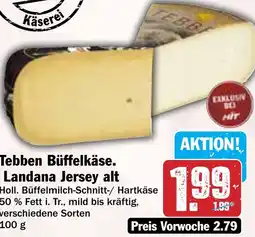 Hit Tebben Büffelkäse. Landana Jersey alt Angebot