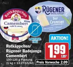 Hit Rotkäppchen/ Rügener Badejunge Camembert Angebot