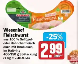 Hit Wiesenhof Fleischwurst Angebot