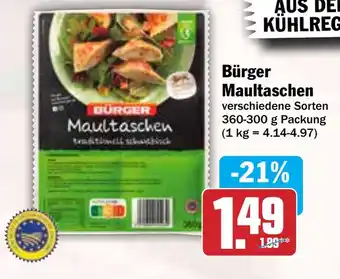 Hit Bürger Maultaschen Angebot