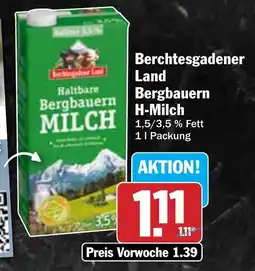 Hit Berchtesgadener Land Bergbauern H-Milch Angebot
