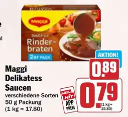Hit Maggi Delikatess Saucen Angebot