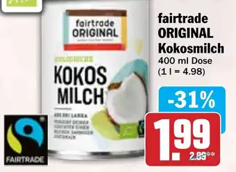 Hit fairtrade ORIGINAL Kokosmilch Angebot