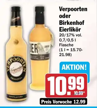 Hit Verpoorten oder Birkenhof Eierlikör Angebot
