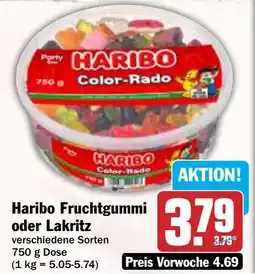 Hit Haribo Fruchtgummi oder Lakritz Angebot