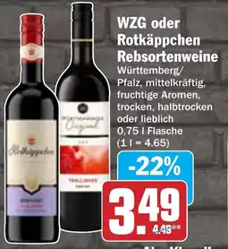 Hit WZG oder Rotkäppchen Rebsortenweine Angebot