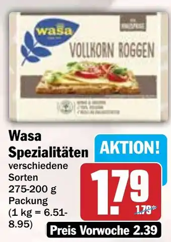 Hit Wasa Spezialitäten Angebot
