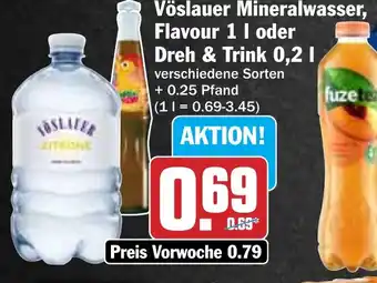 Hit Vöslauer Mineralwasser, Flavour oder Dreh & Trink Angebot