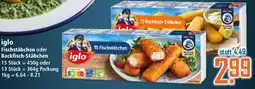 Klaas und Kock iglo Fischstäbchen oder Backfisch-Stäbchen Angebot