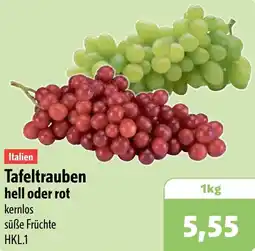 Aktiv Irma Tafeltrauben hell oder rot Angebot
