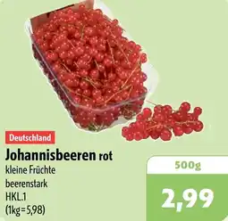 Aktiv Irma Deutschland Johannisbeeren rot Angebot