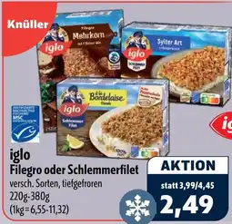 Aktiv Irma iglo Filegro oder Schlemmerfilet Angebot