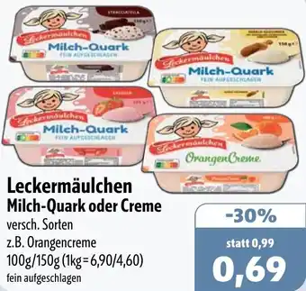 Aktiv Irma Leckermäulchen Milch-Quark oder Creme Angebot