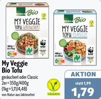 Aktiv Irma EDEKA My Veggie Bio Tofu Angebot