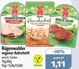 Aktiv Irma Rügenwalder veganer Aufschnitt Angebot