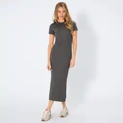 NKD Damen-Kurzarm-Kleid mit Ripp-Design Angebot