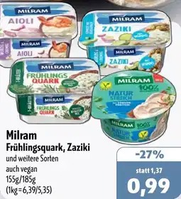 Aktiv Irma Milram Frühlingsquark, Zaziki Angebot