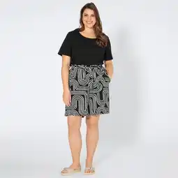 NKD Damen-Bermudas mit All-Over-Print, große Größen Angebot