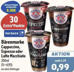 Aktiv Irma Bärenmarke Cappuccino, Espresso oder Latte Macchiato Angebot