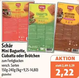 Aktiv Irma Schär Mini Baguette, Ciabatta oder Brötchen Angebot