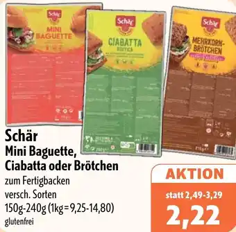 Aktiv Irma Schär Mini Baguette, Ciabatta oder Brötchen Angebot