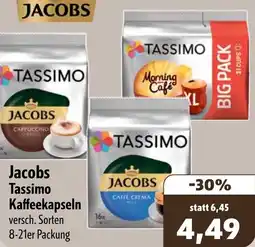 Aktiv Irma Jacobs Tassimo Kaffeekapseln Angebot